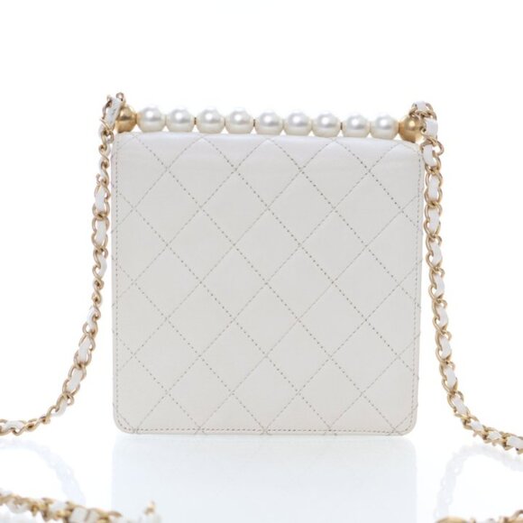 Chanel Small Lamb Chic Pearl Flap Bag - Picture 9 of 11